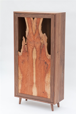Redwood Root Cabinet